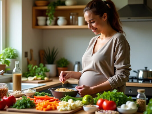 Stimmt es, dass vegetarische Ernährung in der Schwangerschaft gefährlich ist? - 