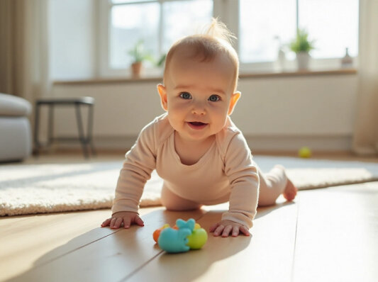 Wann krabbeln Babys? Der Experten-Ratgeber für besorgte Eltern - 