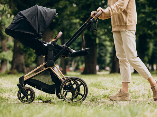 Darum sollten Kinder rückwärts im Buggy sitzen - 