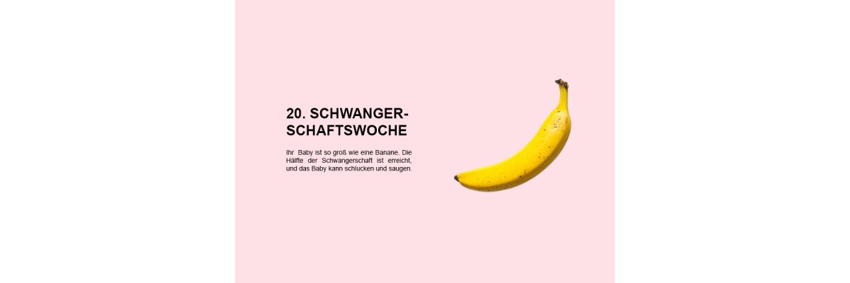 Die 20. Schwangerschaftswoche (SSW 20) – Halbzeit in der Schwangerschaft - 