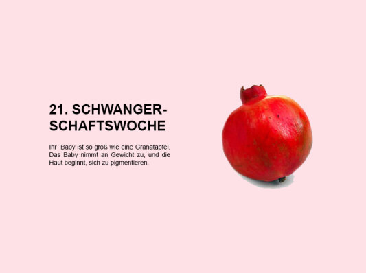 Die 21. Schwangerschaftswoche (SSW 21): Entwicklung des Babys und Veränderungen bei der Mutter - 