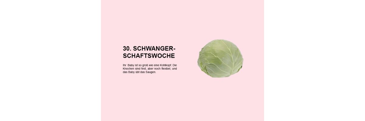 Die 30. Schwangerschaftswoche (SSW 30): Entwicklung des Babys und Veränderungen bei der Mutter - 