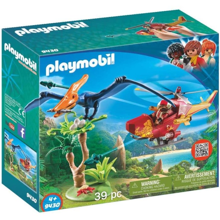 PLAYMOBIL - 9430 Helikopter mit Flugsaurier (A)
