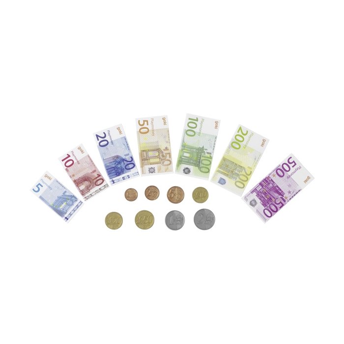 Goki - Spielgeld, Euro Münzen und Scheine