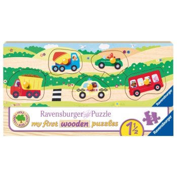Ravensburger 32365 Puzzle: Allererste Fahrzeuge 5 Teile (A)