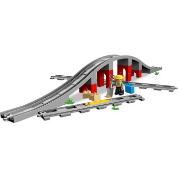 LEGO - Duplo - 10872 Eisenbahnbrücke und Schienen