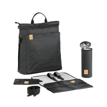 Lässig - Wickeltasche Wickelrucksack BLACK (A)