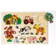 Goki - Holz-Steckpuzzle BAUERNHOF 2