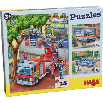 Haba - Puzzles Polizei, Feuerwehr & Co. (4)