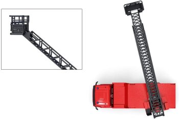 SIKU - MAN Feuerwehr Drehleiter