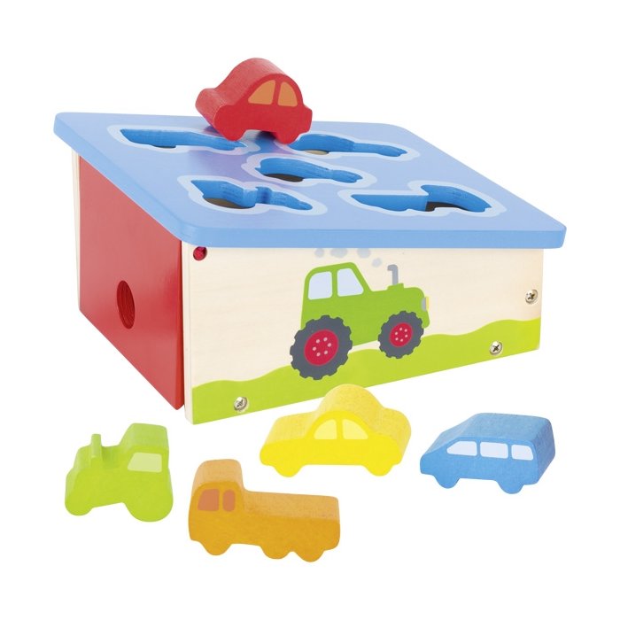 Goki - Steckbox Fahrzeuge