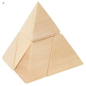 Goki 3D-Puzzle Die Pyramide 5 Teile (A)