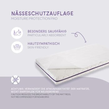 Träumeland - Moltonauflage 70 x 140 cm