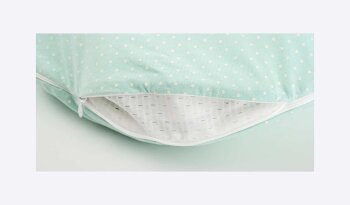 Träumeland - Baby-Ganzjahresschlafsack LIEBMICH Pünktchen mint Gr. 56/62 (A)