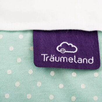 Träumeland - Babyschlafsack LIEBMICH 3-tlg. Pünktchen mint Gr. 68/74 (A)