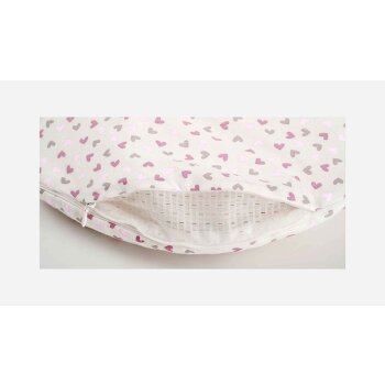 Träumeland - Babyschlafsack LIEBMICH 3-tlg HERZ-ROSA 68/74