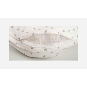 Träumeland - Außenschlafsack LIEBMICH STERNCHEN GRAU 56/62 (A)