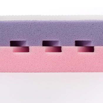 Träumeland - Matratze Veilchenlila 60  x 120 cm