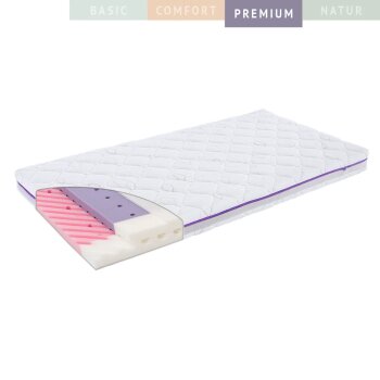 Tr&auml;umeland - Matratze Veilchenlila 70  x 140 cm