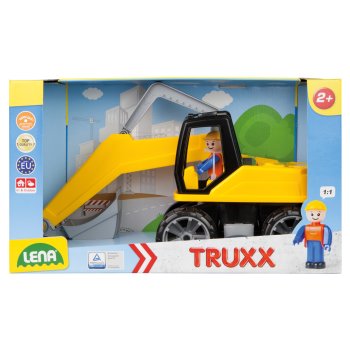 Lena - Sandkasten-Bagger mit Spielfigur (36 cm)