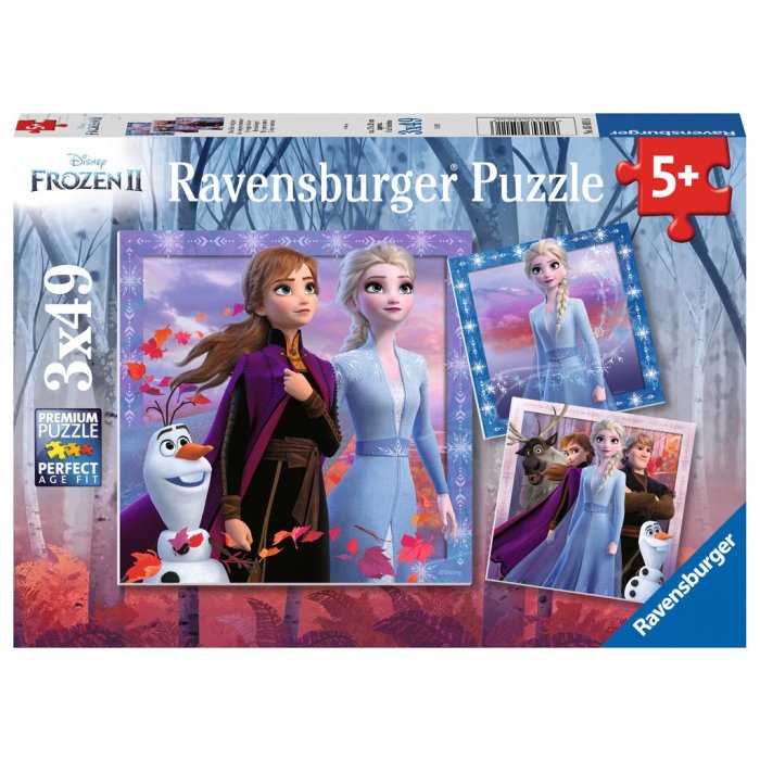 Ravensburger - Eiskönigin 2 PUZZLE (3 x 49 TEILE)