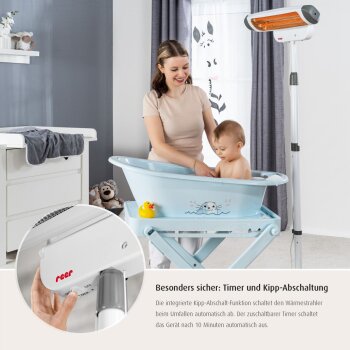 reer - 2 in1 FeelWell Wickeltisch-Wärmestrahler (2)