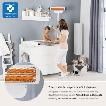 reer - 2 in1 FeelWell Wickeltisch-Wärmestrahler (2)