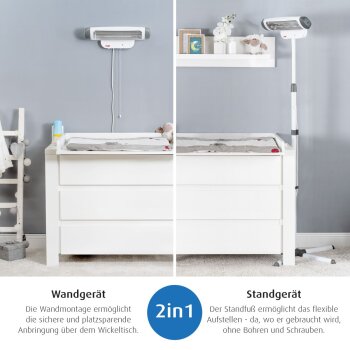reer - 2 in1 FeelWell Wickeltisch-Wärmestrahler (2)