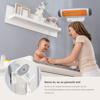 reer - 2 in1 FeelWell Wickeltisch-Wärmestrahler (2)