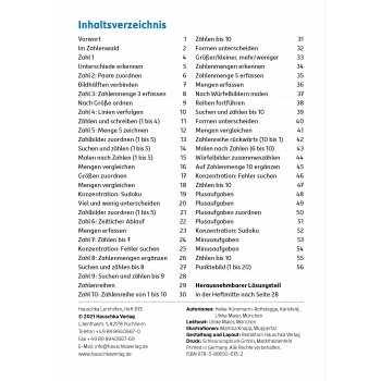 Hauschka - Vorschulheft - Zahlen entdecken