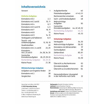Hauschka - Einmaleins Mathematik 2./3. Klasse