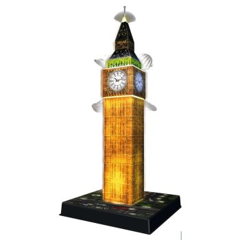 Ravensburger - 3D Puzzle-Bauwerke Big Ben bei Nacht (A)