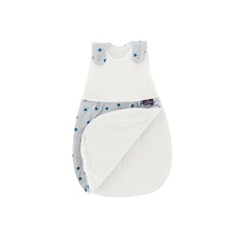 Träumeland - Baby-Ganzjahresschlafsack LIEBMICH Sternentraum blau Gr. 50/56