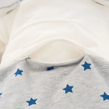 Träumeland - Baby-Ganzjahresschlafsack (TOG 2,5) LIEBMICH Sternentraum blau Gr. 56/62