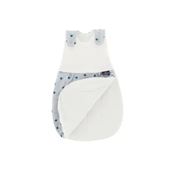 Träumeland - Baby-Ganzjahresschlafsack (TOG 2,5) LIEBMICH Sternentraum blau Gr. 56/62