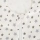 Träumeland - Sommer-Schlafsack Tencel (0,5 TOG) weiß mit grauen Sternen Gr. 60