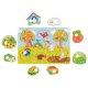 Goki - Holz-Hintergrundpuzzle GARTEN