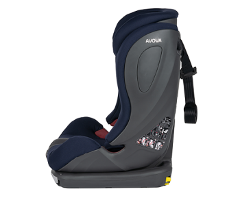 Avova - Sperling-Fix i-Size mitwachsender Kindersitz blau (A)