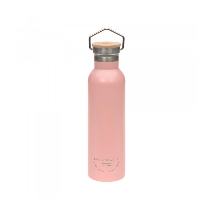 Lässig - Kinder-Trinkflasche Edelstahl (700 ml) ROSE (2)