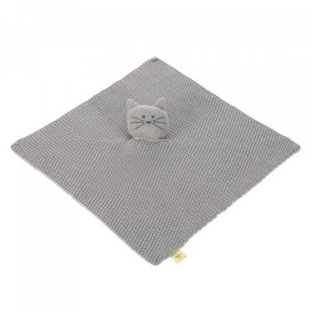 Lässig - Schnuffeltuch - Baby Comforter GOTS, Little Chums Cat (2)