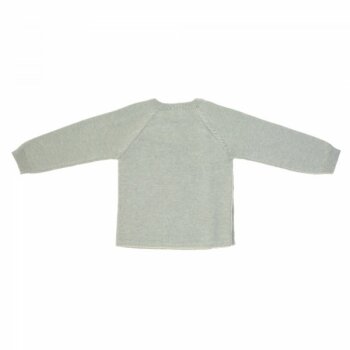 Lässig - Baby-Pullover Gr. 74-80 AQUA-GREY (A)