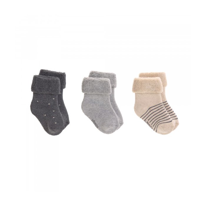 Lässig - Babysocken Gr. 19-22 GREY (2)