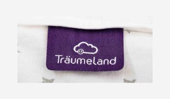 Träumeland - Babyschlafsack Frühchen LIEBMICH 2-tlg. Sternchen grau Gr. 44 (A)