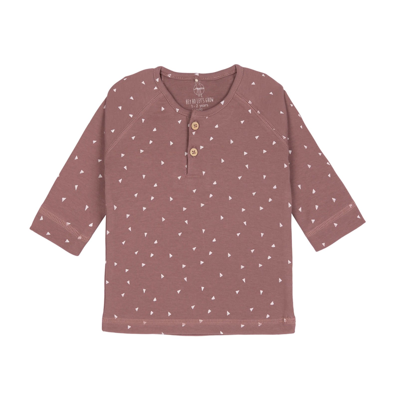 Lässig - Baby Langarmshirt, Triangle Cinnamon, 74/80 (A)