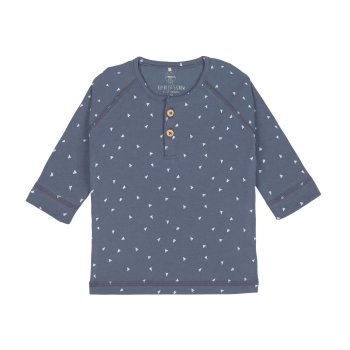 Lässig - Baby Langarmshirt, Triangle Blue, 86/92 (A)