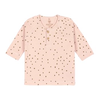Lässig - Baby Langarmshirt, Dots Powder Pink (A)