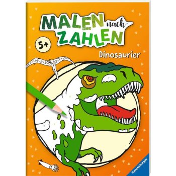 Ravensburger - Malbuch Malen nach Zahlen: Dinosaurier