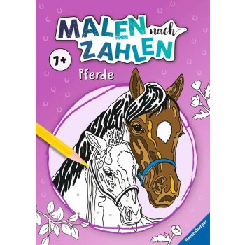 Ravensburger - Malbuch Malen nach Zahlen: Pferde