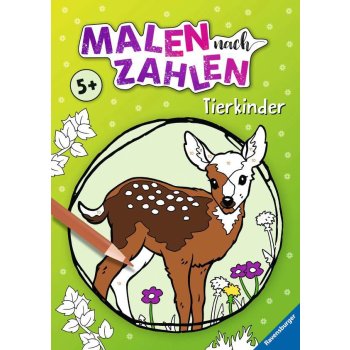 Ravensburger - Malbuch Malen nach Zahlen: Tierkinder
