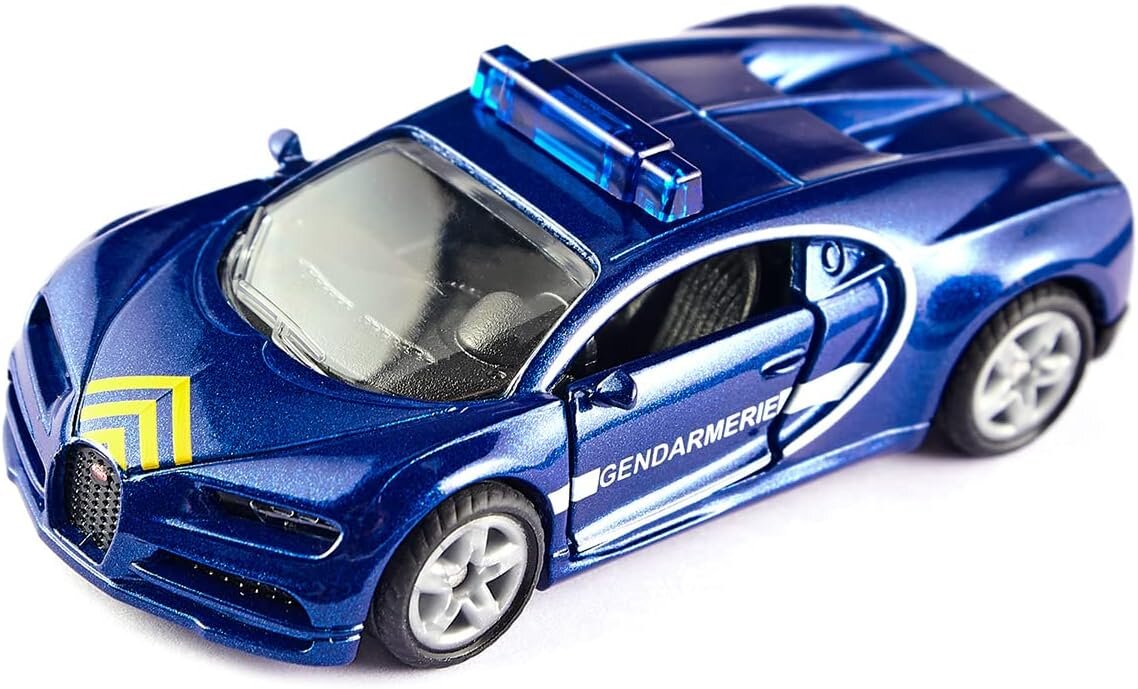Siku 1508, Auto Sportiva Bugatti Chiron, Auto Giocattolo Per Bambini Metallo Plastica Blu Arancio Porte Apribili 2 2 - Foto 8